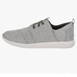 - Women’s Toms Lace Up Sneakers Gray Casual Shoes size 10